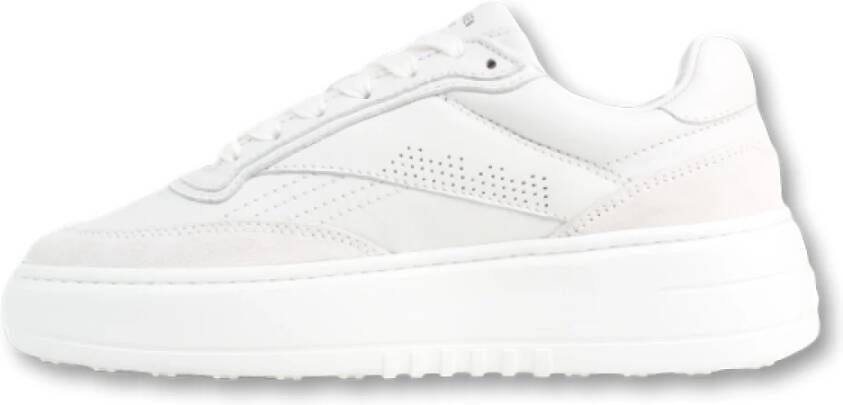 Copenhagen Studios Retro leren mix sneakers White Dames