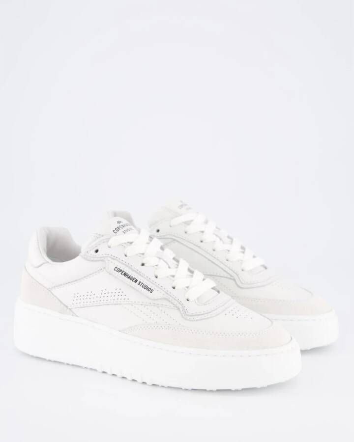 Copenhagen Studios Suede Sneaker Cph89 White Dames