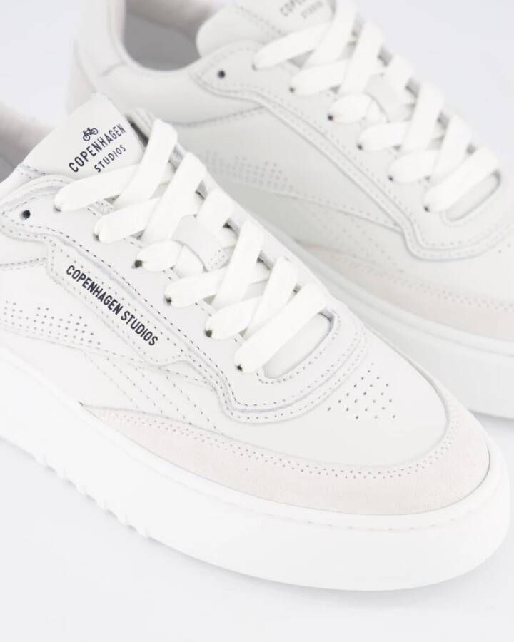 Copenhagen Studios Suede Sneaker Cph89 White Dames