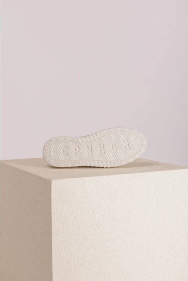 Copenhagen Studios Wit Mint Leren Mix Sneaker White Dames