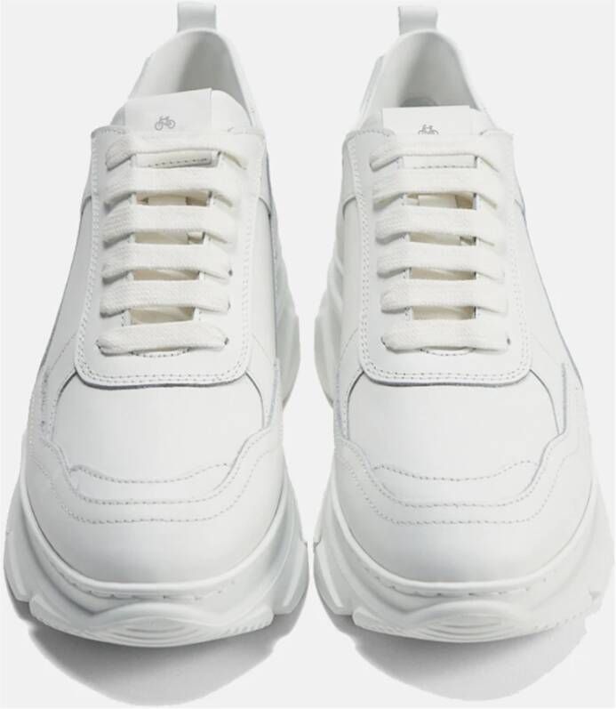 Copenhagen Studios Witte Leren Platform Sneakers White Dames