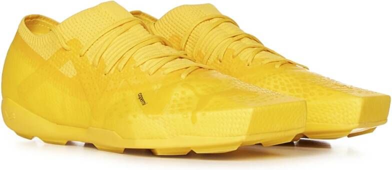 Coperni Gele Mesh Sneakers met Verstelbare Veters Yellow Dames