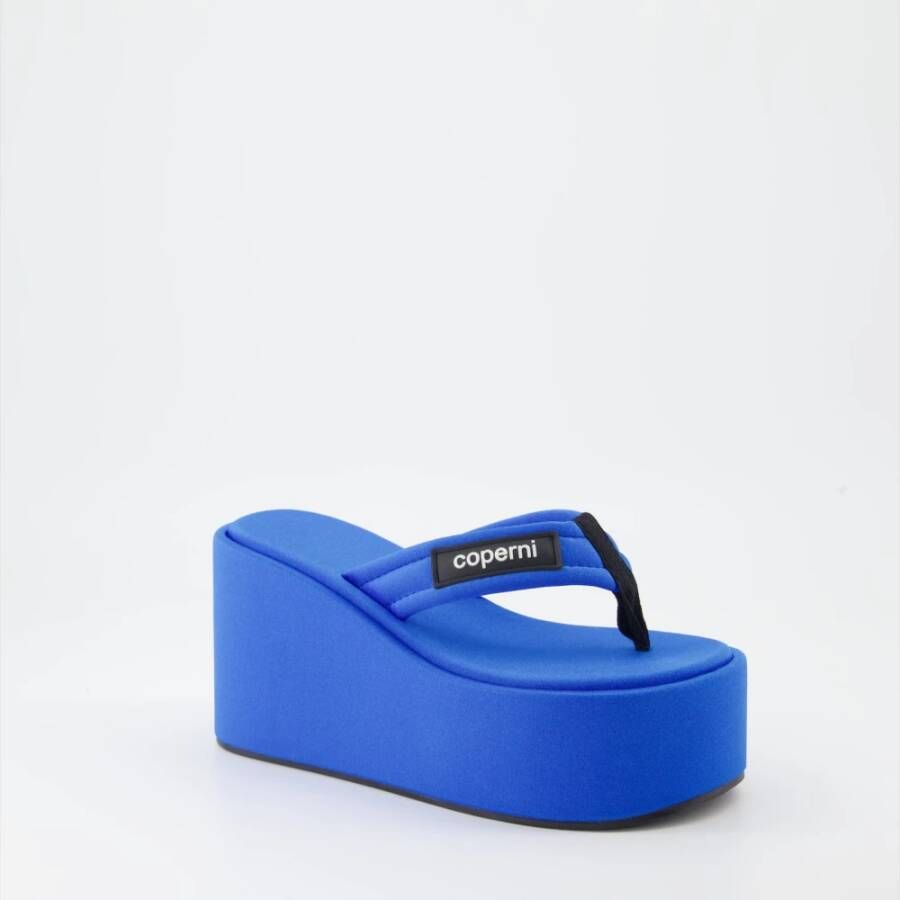 Coperni Plateau Sleehakken Blue Dames