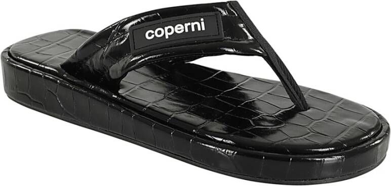Coperni Stijlvolle Croco-patroon Accessoires Black Dames