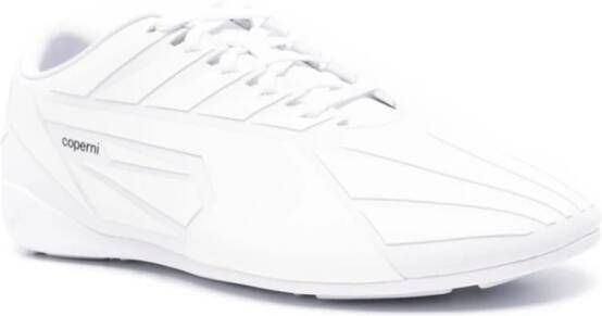 Coperni Witte Sneakers Amandelvormige Neus Vetersluiting White Dames