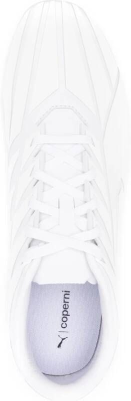 Coperni Witte Sneakers Amandelvormige Neus Vetersluiting White Dames