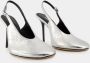 Coperni Zilver Folie UFO Hak Pumps Gray Dames - Thumbnail 2