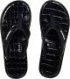 Coperni Zwarte Flip-Flops van Krokodillenprint Leer Black Dames - Thumbnail 8