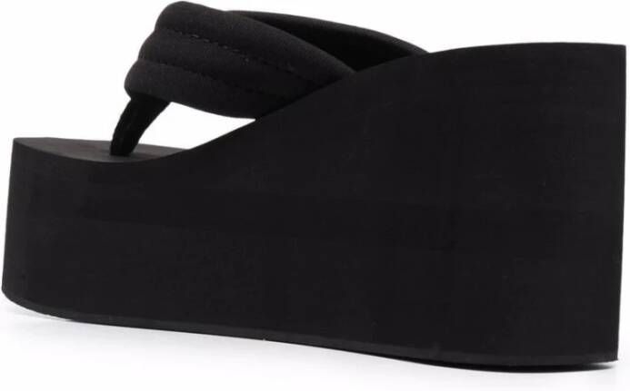 Coperni Zwarte Logo Patch Teenslippers Black Dames