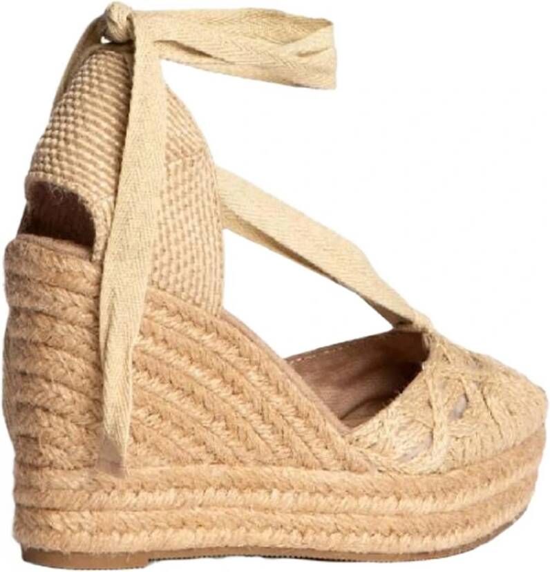 Corina Esparto wedges Beige Dames