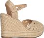 Corina Plateausandalen Beige Dames - Thumbnail 4