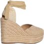 Corina Platte Sandalen Beige Dames - Thumbnail 4