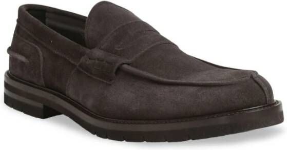 Corneliani Grijze Mocassins voor Mannen Aw24 Gray Heren