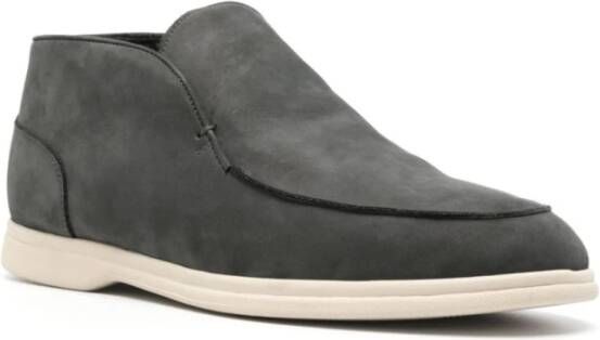 Corneliani Groene Mocassins voor Mannen Gray Heren