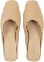 Cortana Beige Leren Platte Muiltjes Jackie Beige Dames - Thumbnail 3