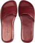 Cortana Heidi Donkerrode Leren Sandalen Red Dames - Thumbnail 5