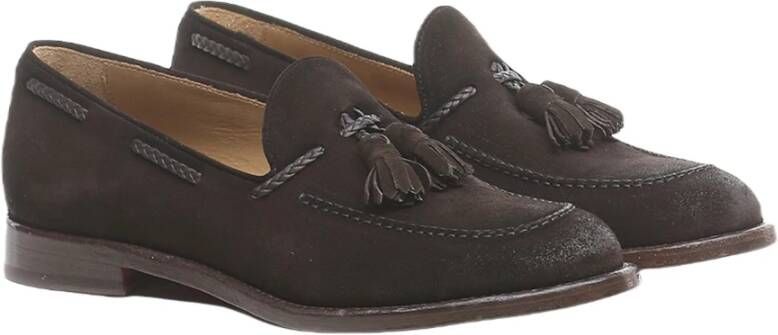 Corvari Bruin Leren Heren Mocassin Schoenen Brown Heren