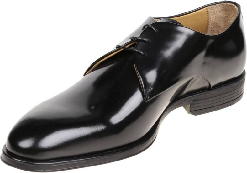 Corvari Elegante Leren Schoenen Black Heren