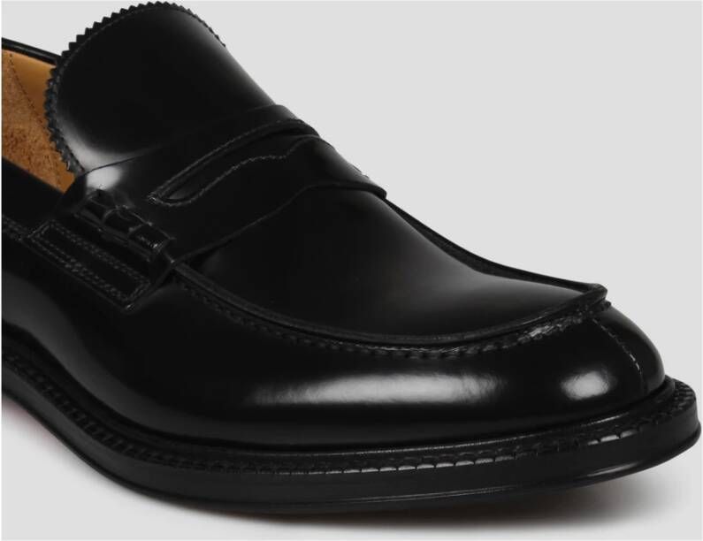 Corvari Klassieke Wembley Mocassins in Glanzend Leer Black Heren