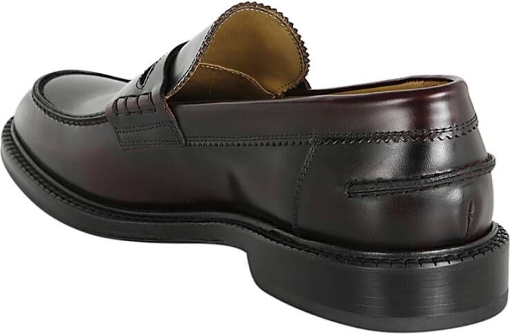 Corvari Leren Loafer met Wembley Stijl Red Heren