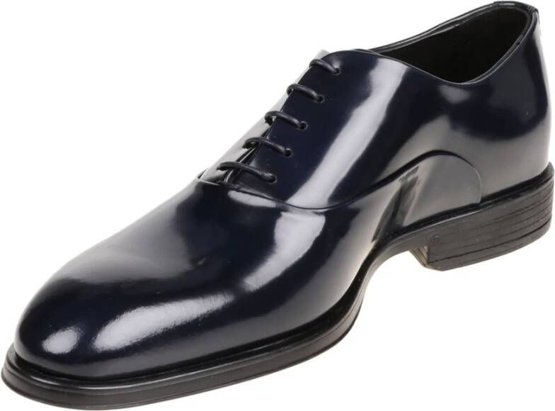 Corvari Premium Leren Formele Schoenen Blue Heren