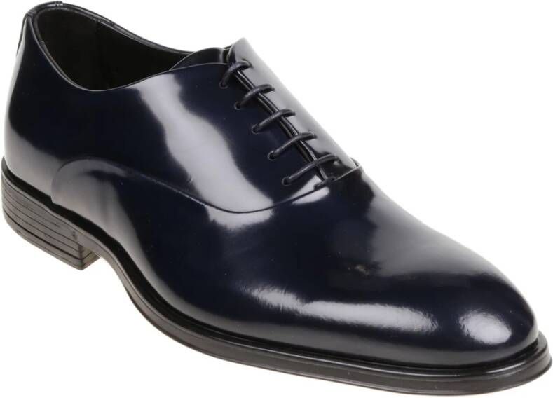 Corvari Premium Leren Formele Schoenen Blue Heren