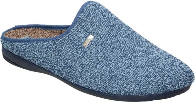 Cosdam Elegante Heren Pantoffels Blue Heren