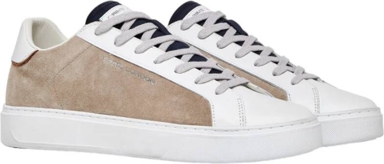 Crime London Beige Sneakers voor Stedelijke Stijl Beige Heren