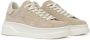 Crime London Beige Suède Sneakers Platina Details Beige Dames - Thumbnail 2