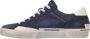 Crime London Blauwe Distressed Sneakers voor Mannen Blue Heren - Thumbnail 3