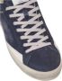 Crime London Blauwe Distressed Sneakers voor Mannen Blue Heren - Thumbnail 4