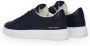 Crime London Blauwe Leren Sneakers Model 16806 Blue Heren - Thumbnail 3