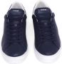 Crime London Blauwe Leren Sneakers Model 16806 Blue Heren - Thumbnail 4