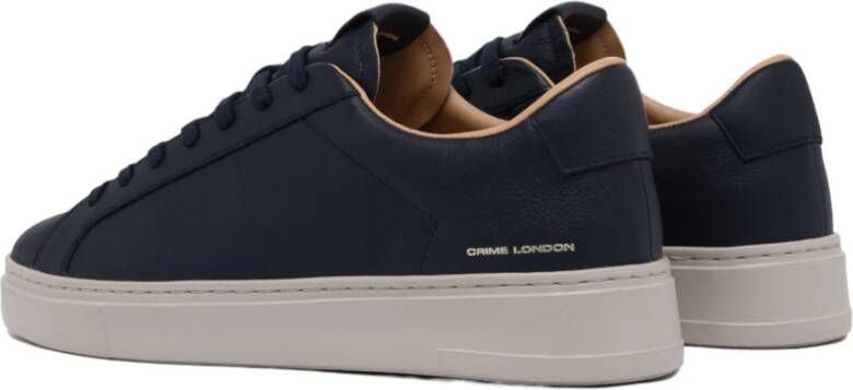 Crime London Blauwe Sneakers voor een stijlvolle uitstraling Blue Heren