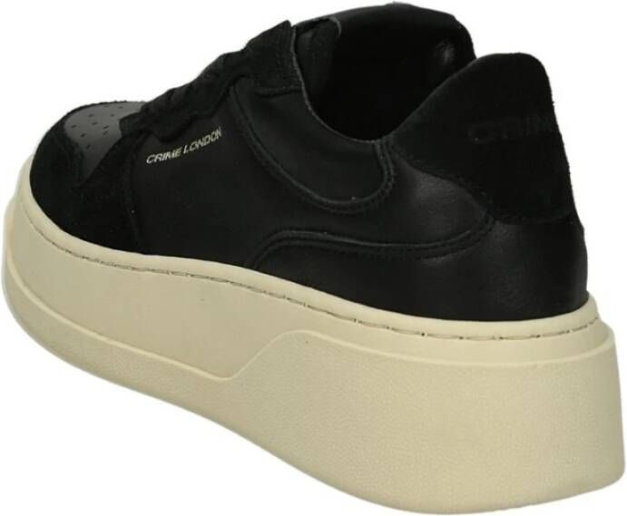 Crime London Casual Sneakers voor Dagelijkse Stijl Black Dames