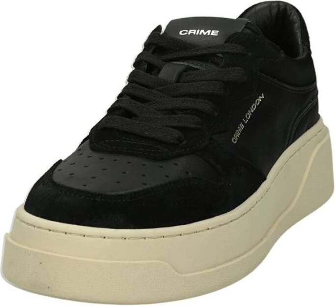 Crime London Casual Sneakers voor Dagelijkse Stijl Black Dames