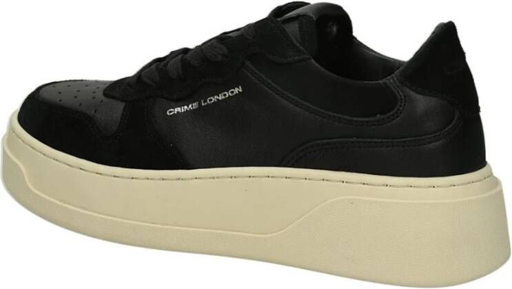 Crime London Casual Sneakers voor Dagelijkse Stijl Black Dames