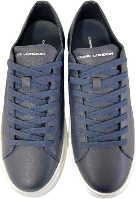 Crime London Casual Sneakers voor Mannen en Vrouwen Blue Heren