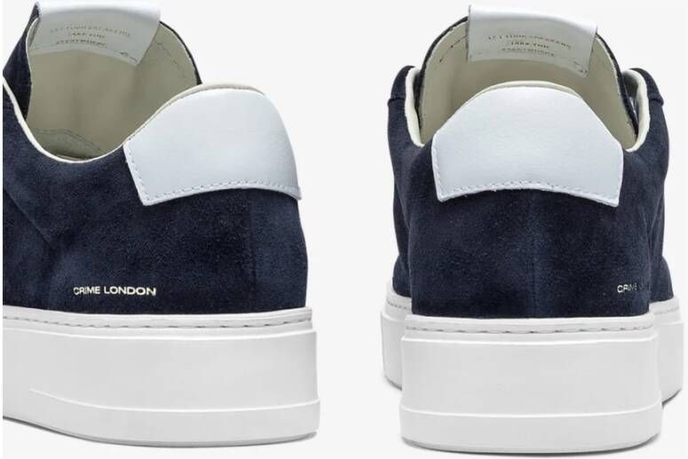 Crime London Casual Sneakers voor Mannen en Vrouwen Blue Heren