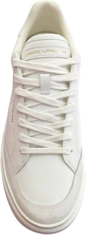 Crime London Casual Sneakers voor Mannen en Vrouwen White Heren