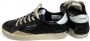 Crime London Deluxe Heren Sneaker Zwart Label Black Heren - Thumbnail 6