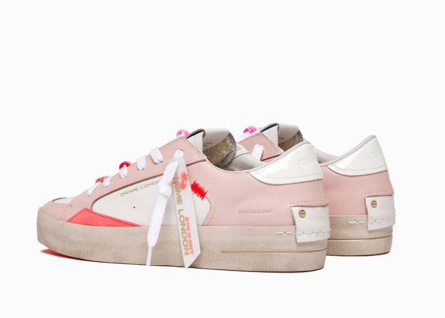 Crime London Deluxe Skateboard Schoenen Pink Dames