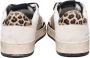 Crime London Dierenprint Leren Sneakers Wit Beige White Dames - Thumbnail 3