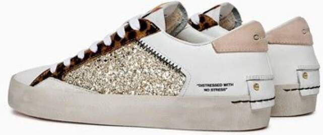 Crime London Leopard Shine Sneaker Multicolor Dames