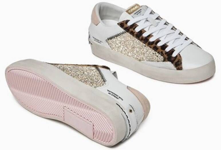 Crime London Leopard Shine Sneaker Multicolor Dames