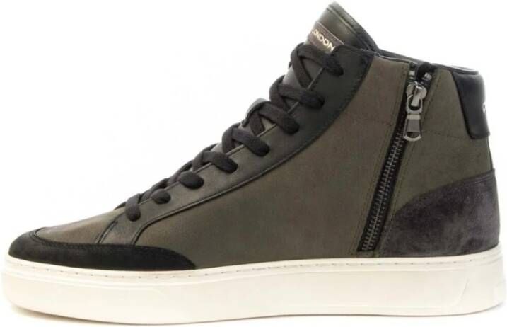 Crime London Eclipse High Sneakers voor Mannen Green Heren