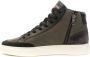 Crime London Eclipse High Sneakers voor Mannen Green Heren - Thumbnail 4