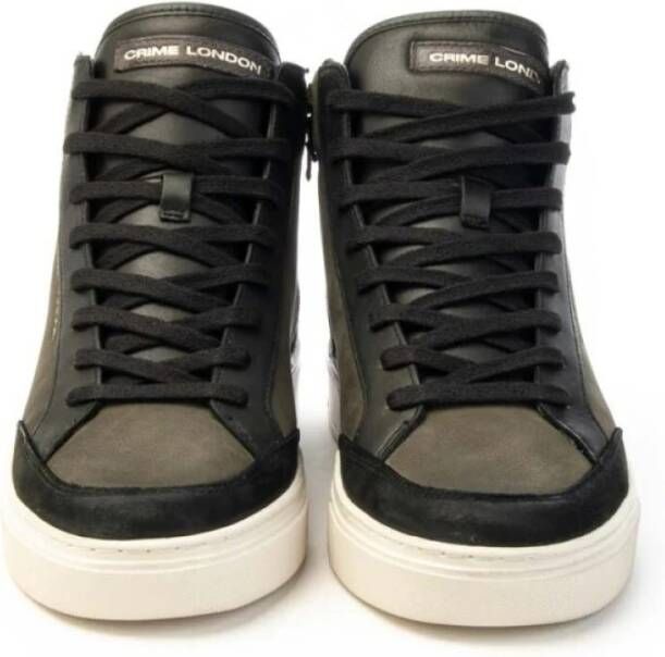 Crime London Eclipse High Sneakers voor Mannen Green Heren