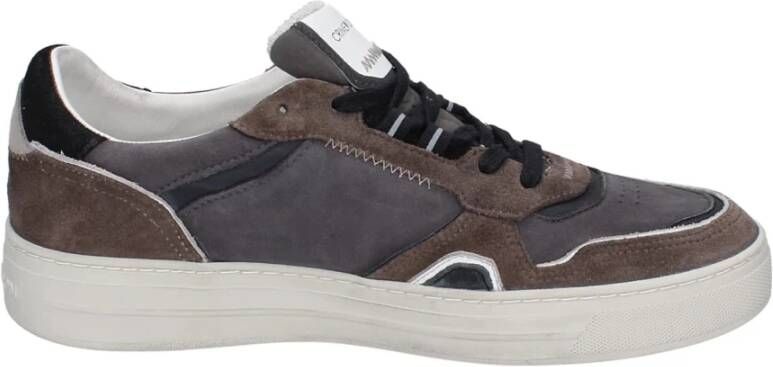 Crime London Elegante Leren Herenschoenen Gray Heren