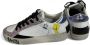 Crime London Glitter Comic Sneaker Zwart-Wit Deluxe White Dames - Thumbnail 2